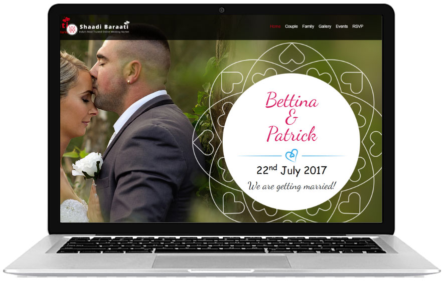 E-invite Wedding Template