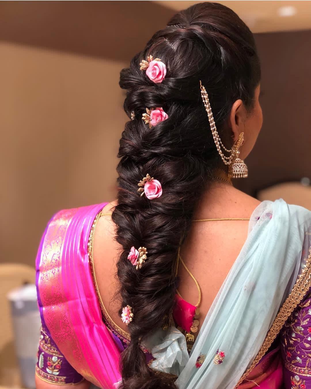 4 Types of South Indian Bridal Hairstyles - FashionForRoyals