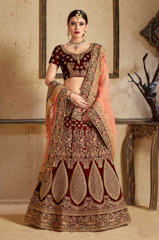 bridal lehenga range 10000