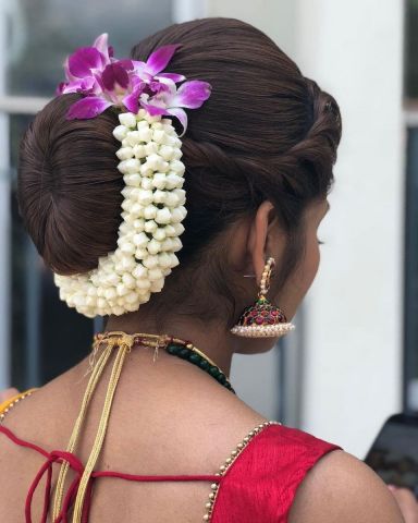 Mangalore bridal hairstyle Images • nivi.n (@nivi334456) on ShareChat