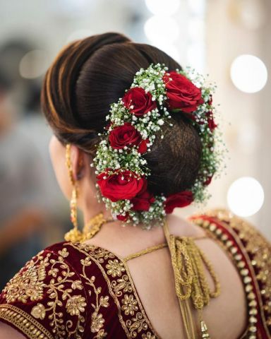 Indian Bridal Trending Hairstyle Ideas | Perfect Wedding Hairdo pics |