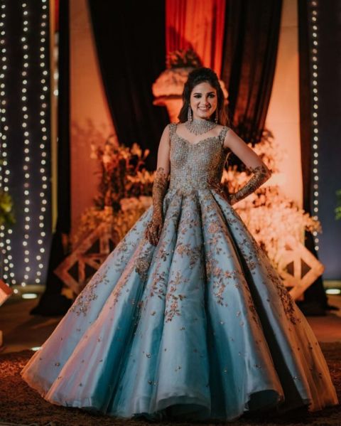 online shopping indian designer wedding gown at parisworld-surat –  parisworld