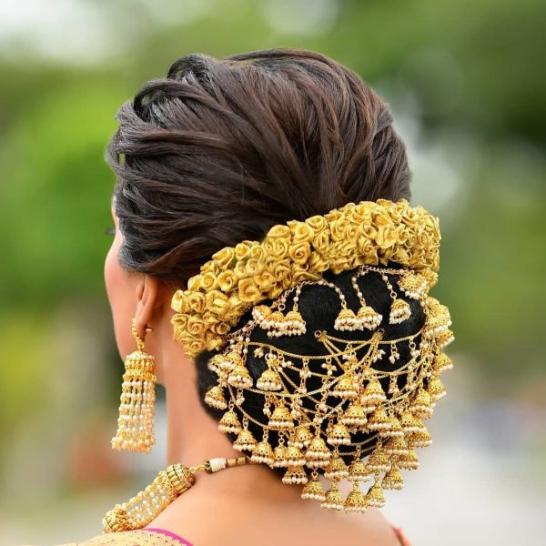 South Indian Bridal Hair Accessories-Get An Elegant Look To The Hairstyle |  Shaadi Baraati