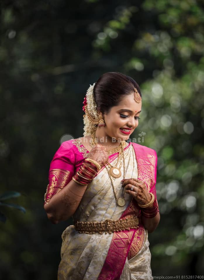 Christian Bride Mangalore Mallige | Indian bridal hairstyles, South indian bride  hairstyle, Indian bridal outfits